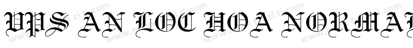 VPS An Loc Hoa Normal字体转换
